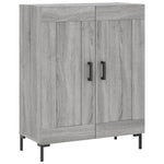 Highboard Grey Sonoma 69.5x34x180 cm Engineered Wood 3189963