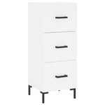 Highboard White 34.5x34x180 cm Engineered Wood 3198849