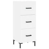 Highboard White 34.5x34x180 cm Engineered Wood 3198849