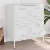 Sideboard White 68x39x79 cm Steel 842957