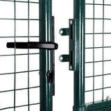 Garden Mesh Gate Fence Door Wall Grille 300x175 cm 140925
