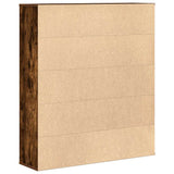 Bookcase Smoked Oak 89x24x101.5 cm Engineered Wood 860404