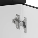 Kitchen Base Cabinet Kalmar Black Engineered Wood 853498