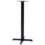 Bistro Table Leg Black 56x56x107 cm Cast Iron 325430