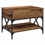 Coffee Table Old Wood 70 x 50 x 50 cm Engineered Wood 883038