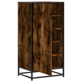 Shoe Rack Smoked Oak 48x38x97.5 cm Engineered Wood 849201