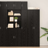 Slim Storage Cabinet Black oak 30 x 42.5 x 225 cm 3365629