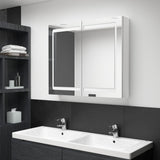LED Bathroom Mirror Cabinet Shining White 80x12x68 cm 326517