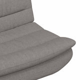 Swivel Chair Taupe 63 x 75 x 76 cm Fabric 42007355