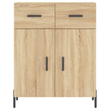 Highboard Sonoma Oak 69.5x34x180 cm Engineered Wood 3198156