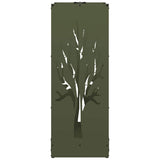 Firewood Rack Olive Green 40x30x80 cm Cold-rolled steel 864228