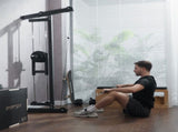 Wall Mounted Lat Pull Down Machine, Crossover Cable Machine with High & Low Pulleys for Home Gym T3398P425104
