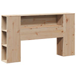 ZNTS Bookcase Bed without Mattress 120x200cm Solid Wood Pine 3322708