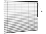 Venetian Blind Black 155 x 160 cm 35 mm Solid Paulownia Wood 42015502