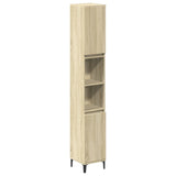 3 Piece Bathroom Furniture Set Sonoma Oak Engineered Wood 3307672
