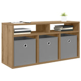 Lowboard with Drawer Artisan Oak 87 x 27.5 x 43 cm 8000587