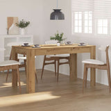 Dining Table Artisan Oak 140x74.5x76 cm Engineered Wood 856573