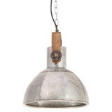 Industrial Hanging Lamp 25 W Silver Round 30 cm E27 320530