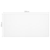 Table Protector Matt 200x100 cm 1.6 mm PVC 288272