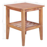 3 Piece Bistro Set Solid Teak 44736