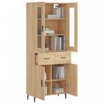 Highboard Sonoma Oak 69.5x34x180 cm Engineered Wood 3198548