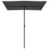 Garden Parasol with Aluminium Pole 180x110 cm Anthracite 47330