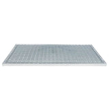 Grating Silver 80 x 50 x 2 cm Hot-Dip Galvanised Steel 42018656
