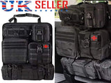 Car Tactical Seat Back Vehicle System Panel Organizer Packet Storage Bag UK 09274201