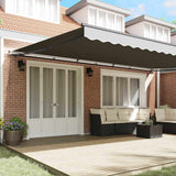 Awning Frame Manual Anthracite 600 x 300 cm Aluminium 313234