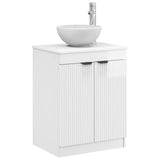 Bathroom Cabinet High Gloss White 54 x 41 x 70 cm 890152