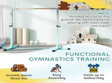 Height Adjustable Gymnastics Horizontal Bar for Kids, Children Junior Kip High Bar Fitness, Light T3398P349203