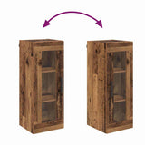 Wall Mounted Cabinet Old Wood 34.5 x 34 x 90 cm 882625
