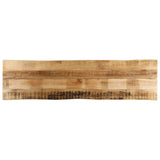 Table Top Live Edge 160x40x2.5 cm Solid Wood Rough Mango 370664