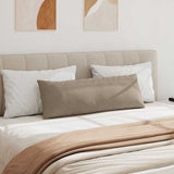 Sofa Pillows 2 pcs Taupe 120 x 40 cm Fabric 42013811