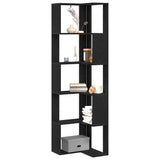 Bookcase Black Oak 50 x 50 x 179 cm 868049