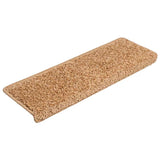 Stair Mats 30 pcs 65x21x4 cm Beige Rectangular Edge 3365827
