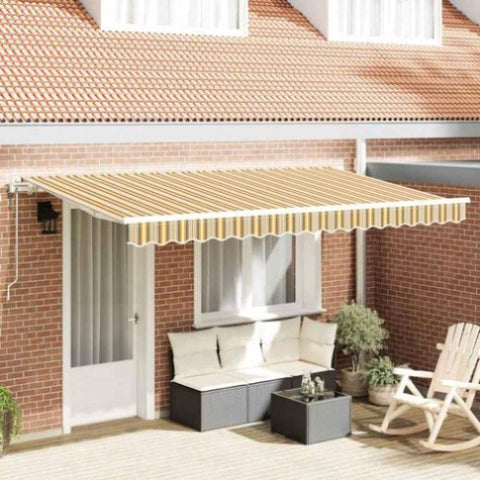Retractable Awning Multicolour 400 x 200 cm 3329851