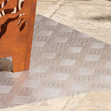 Stair Tread Rectangular 2 pcs Silver 100 x 40 cm Aluminium 4104341