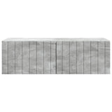 Wall-Mounted TV Cabinet Concrete Grey 98 x 41 x 30 cm 898358