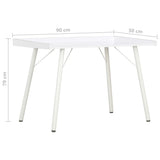 ZNTS Desk White 90x50x79 cm 20269