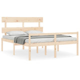 Senior Bed without Mattress 160x200 cm Solid Wood 3195361
