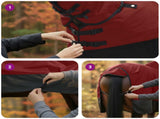 Horse Blanket Bordeaux and Black 105 cm Polyester 42013130