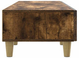 TV Cabinet 147 x 34.5 x 30 cm Smoked Oak Engineered Wood 895170