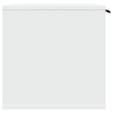 Cat Litter Box Enclosure White 80x50x45 cm Engineered Wood 857733
