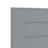 ZNTS Bed Frame Light Grey 120x200 cm Fabric 3344641