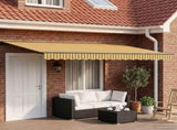 Manual Awning Frame with LEDs 5 x 3 m Polyester with PU coating 3420925