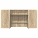 Reception Desk Sonoma Oak 200x50x103,5 cm Engineered Wood 3324216