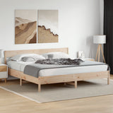 Bed Frame without Mattress 200x200 cm Solid Wood Pine 3216200