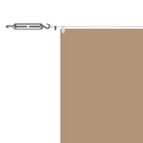 Vertical Awning Taupe 60x1200 cm Oxford Fabric 148401