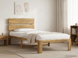 Single Bed Frame with Headboard ROSTOCK White 80 x 200 cm 903496